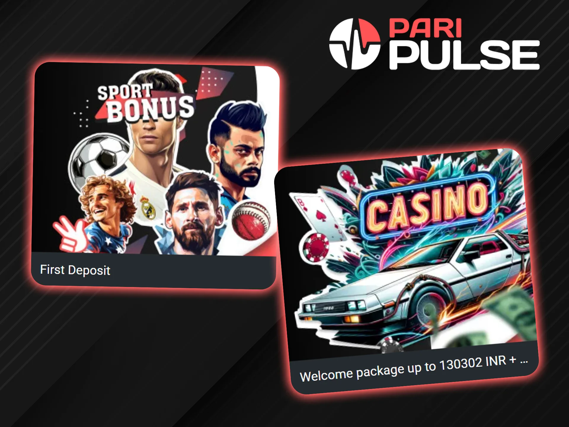 Topping up your PariPulse balance gives you the opportunity to get a bonus.